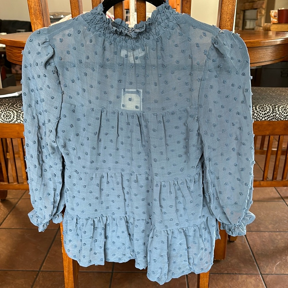 NWT blue blouse